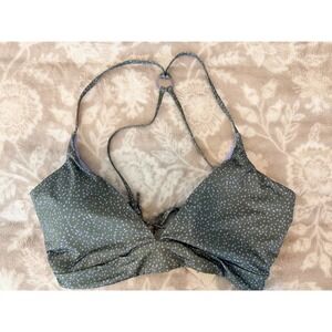 Prana La Plata Army Spots Bikini Set XL Reversible Bottoms Recycled ECONYL NEW